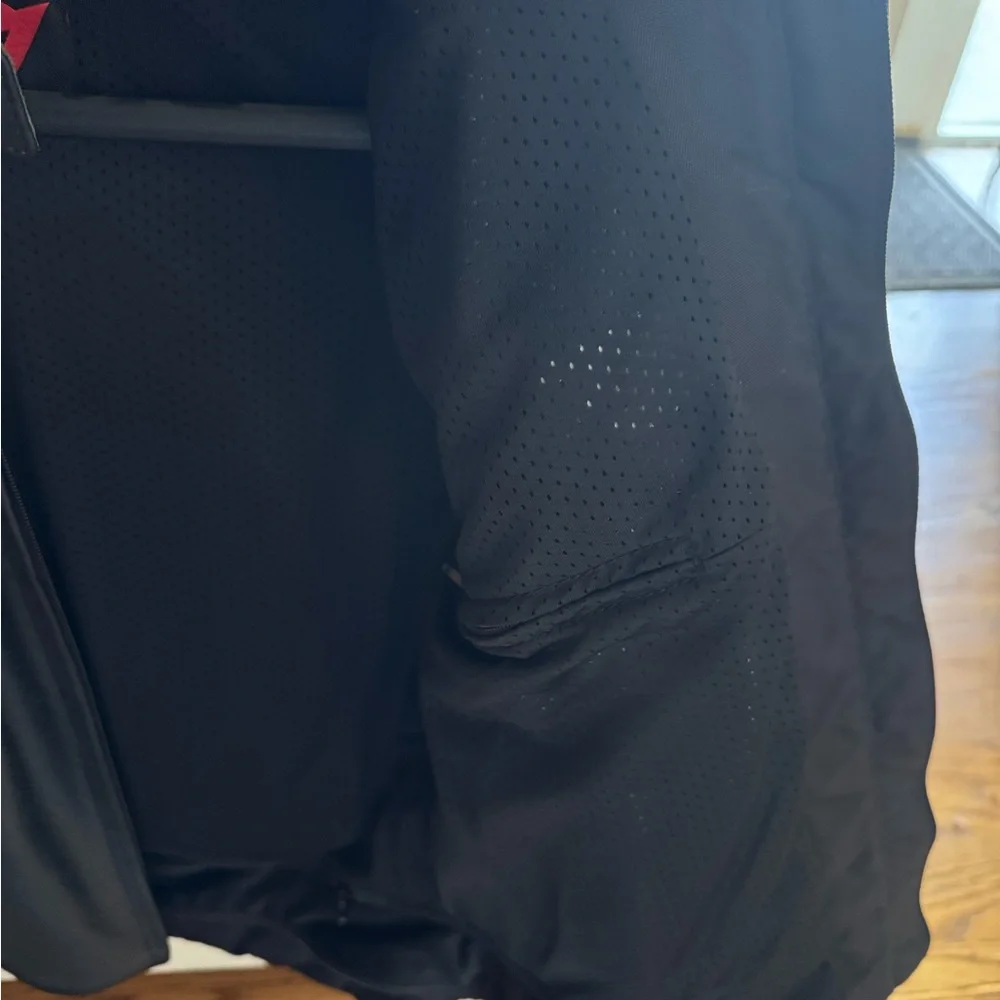 Dainese Black and White Leather Jacket G. Pelle Lady D1 jacket like new 42 Small - Picture 4 of 15